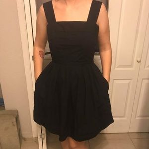 Gap Black Cotton Dress